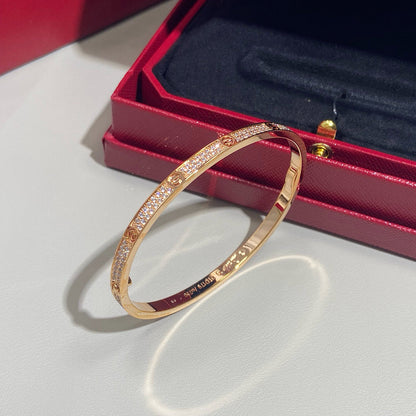 [CharmAmor]LOVE BRACELET 3.65MM DIAMOND-PAVED