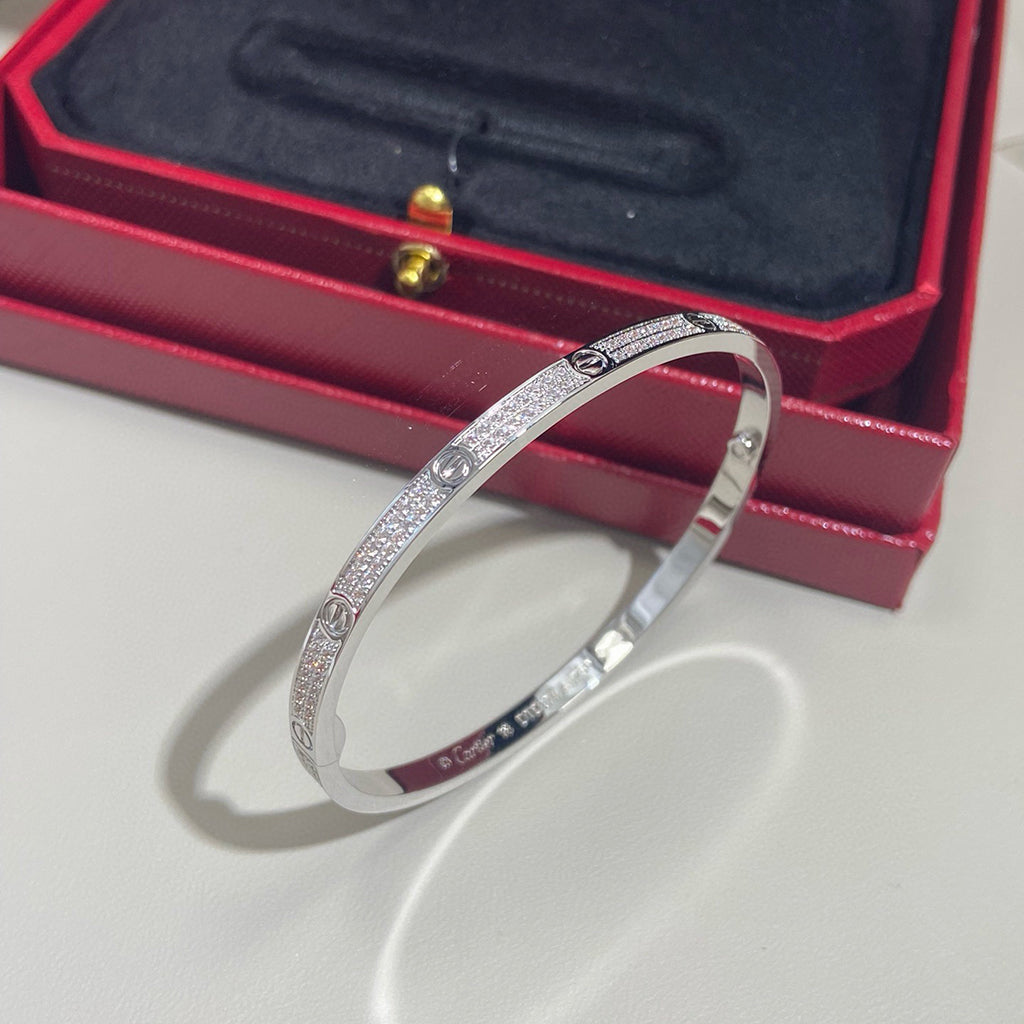 [CharmAmor]LOVE BRACELET 3.65MM DIAMOND-PAVED