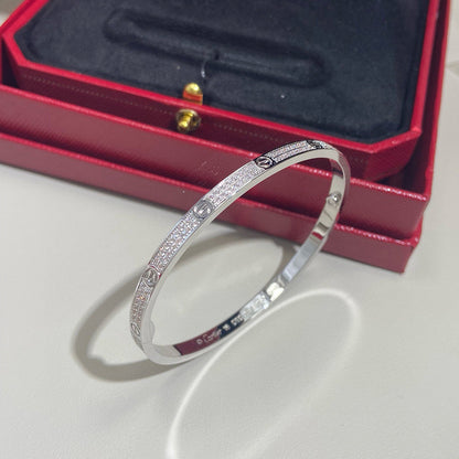 [CharmAmor]LOVE BRACELET 3.65MM DIAMOND-PAVED
