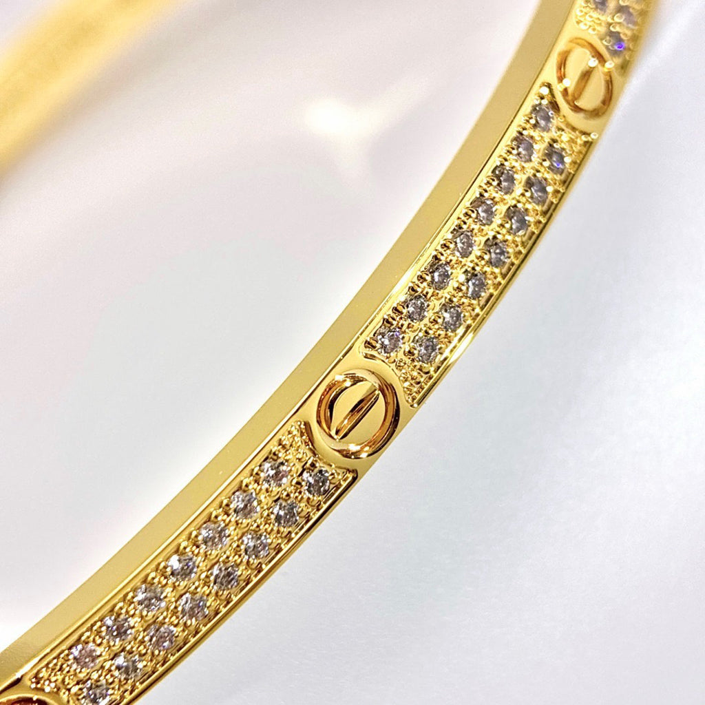 [CharmAmor]LOVE BRACELET 3.65MM DIAMOND-PAVED