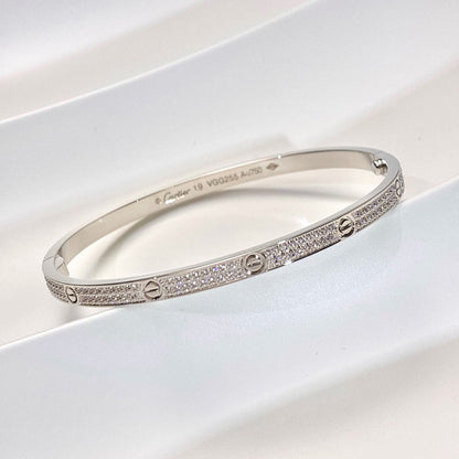 [CharmAmor]LOVE BRACELET 3.65MM DIAMOND-PAVED