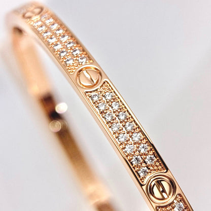 [CharmAmor]LOVE BRACELET 3.65MM DIAMOND-PAVED