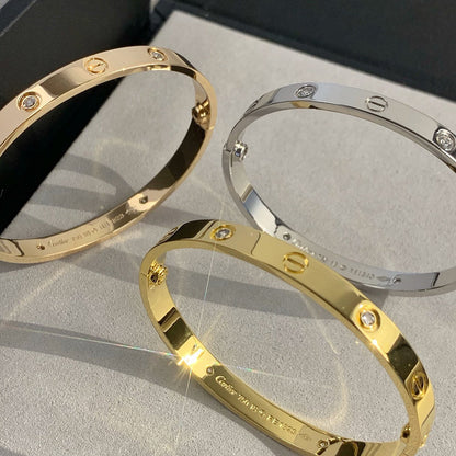 [CharmAmor]LOVE BRACELET 6.1MM 4 DIAMONDS