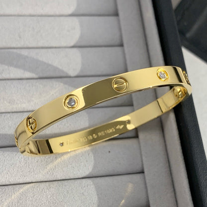 [CharmAmor]LOVE BRACELET 6.1MM 4 DIAMONDS