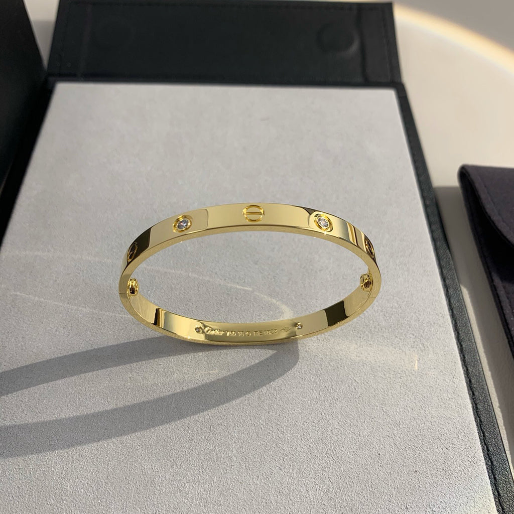 [CharmAmor]LOVE BRACELET 6.1MM 4 DIAMONDS