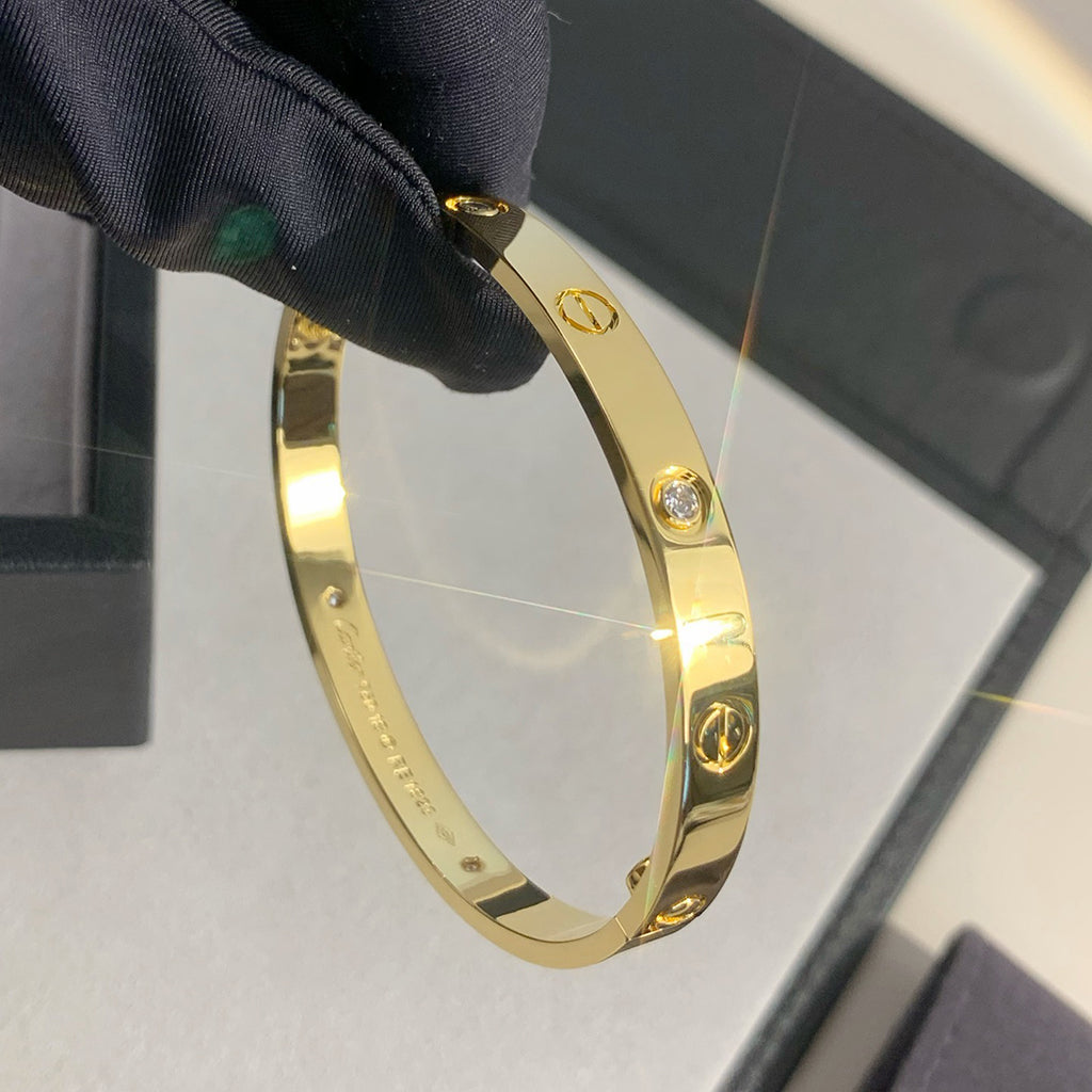 [CharmAmor]LOVE BRACELET 6.1MM 4 DIAMONDS