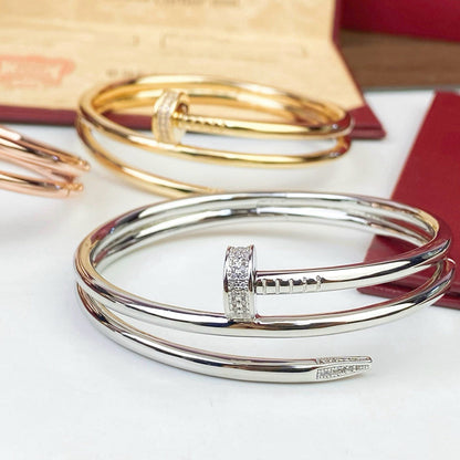 [CharmAmor]JUSTE BRACELET 3.5MM DOUBLE ROW DIAMOND