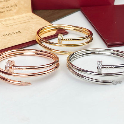 [CharmAmor]JUSTE BRACELET 3.5MM DOUBLE ROW DIAMOND