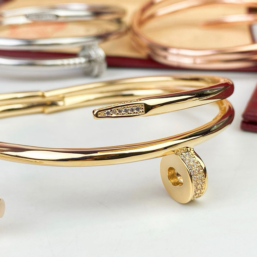 [CharmAmor]JUSTE BRACELET 3.5MM DOUBLE ROW DIAMOND
