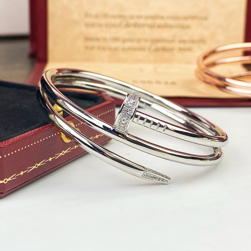 [CharmAmor]JUSTE BRACELET 3.5MM DOUBLE ROW DIAMOND