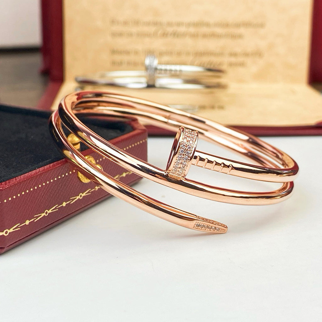 [CharmAmor]JUSTE BRACELET 3.5MM DOUBLE ROW DIAMOND