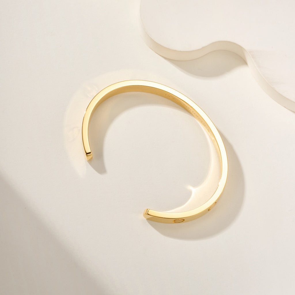 [CharmAmor]LOVE BRACELET 6.1MM OPEN CUFF