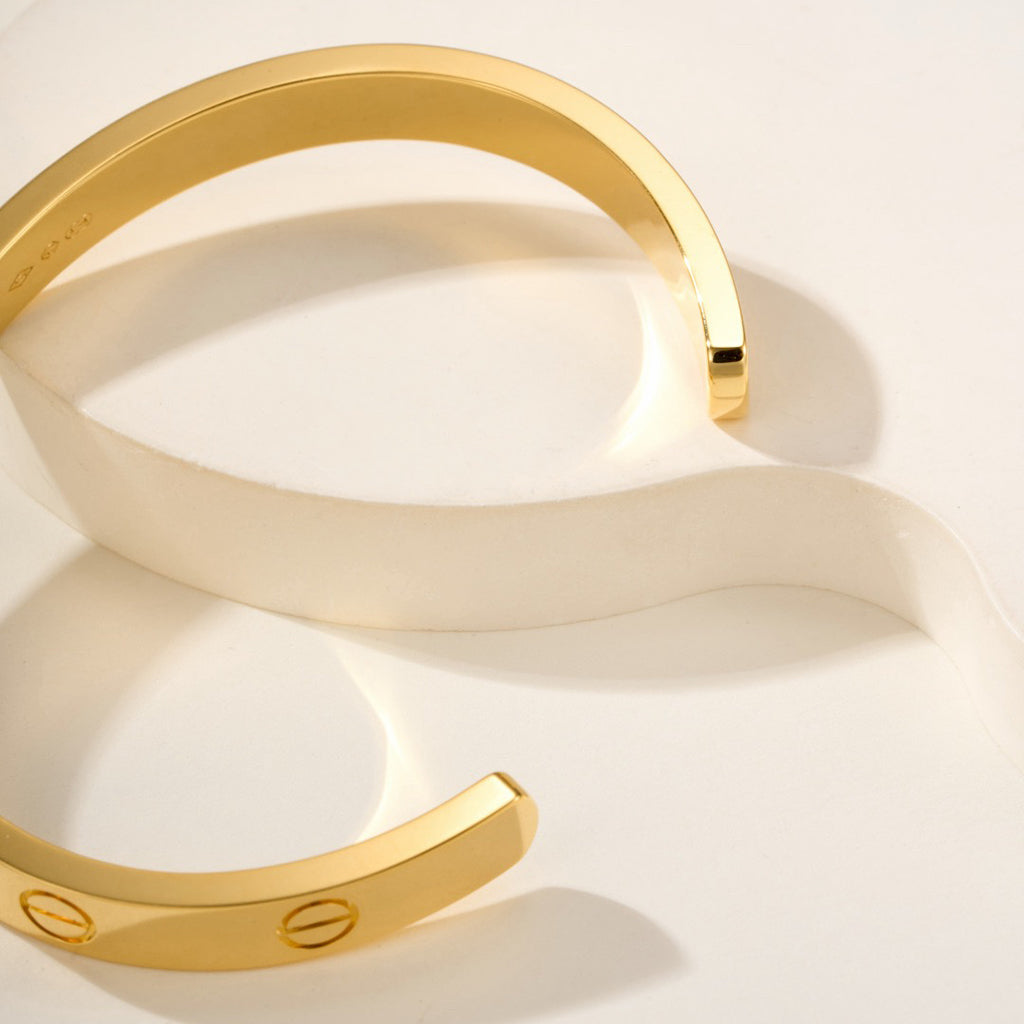 [CharmAmor]LOVE BRACELET 6.1MM OPEN CUFF