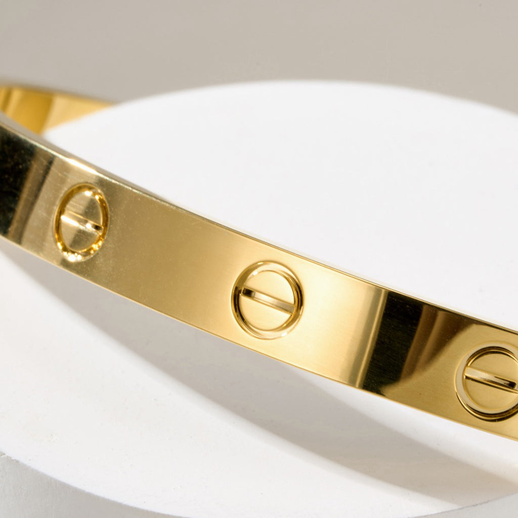 [CharmAmor]LOVE BRACELET 6.1MM OPEN CUFF