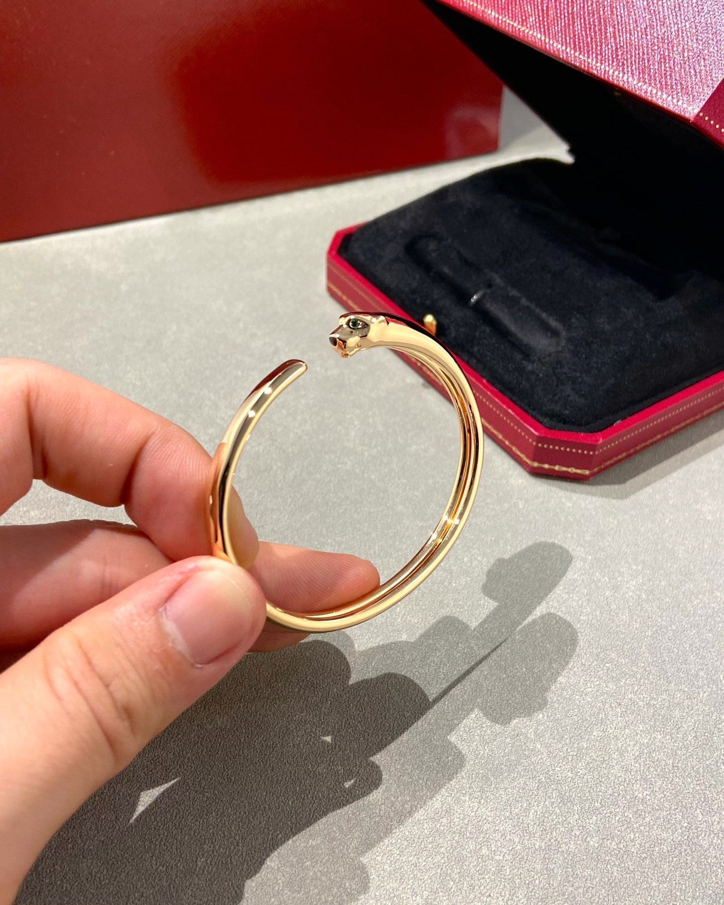 [CharmAmor]PANTHERE OPEN BRACELET
