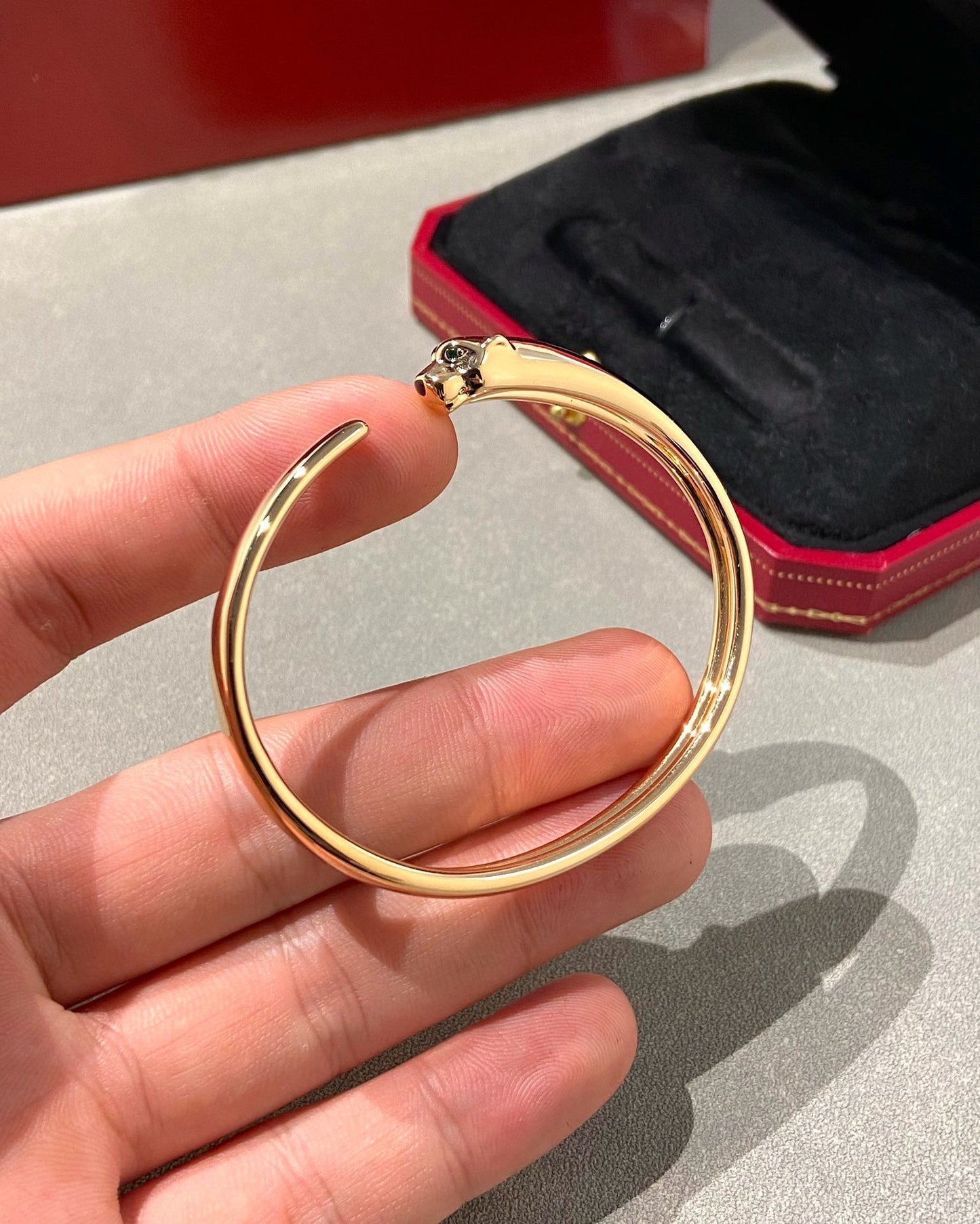 [CharmAmor]PANTHERE OPEN BRACELET