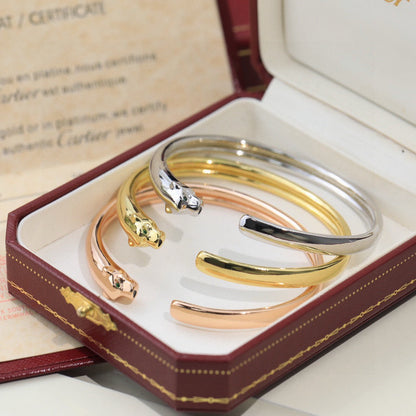 [CharmAmor]PANTHERE OPEN BRACELET