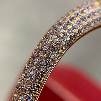[CharmAmor]PANTHERE HALF DIAMOND OPEN BRACELET