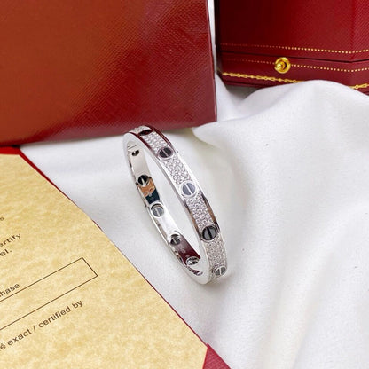[CharmAmor]LOVE BRACELET 6.1MM DIAMOND-PAVED CERAMIC