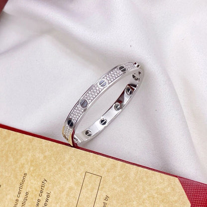 [CharmAmor]LOVE BRACELET 6.1MM DIAMOND-PAVED CERAMIC