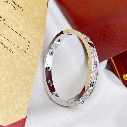 [CharmAmor]LOVE BRACELET 6.1MM DIAMOND-PAVED CERAMIC