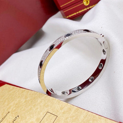 [CharmAmor]LOVE BRACELET 6.1MM DIAMOND-PAVED CERAMIC