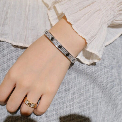[CharmAmor]LOVE BRACELET 6.1MM DIAMOND-PAVED CERAMIC