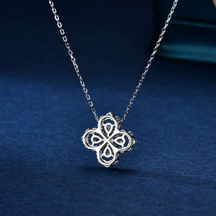 [CharmAmor]LOOP NECKLACE FULL MOTIF DIAMOND 16MM MULTIPLE COLORS
