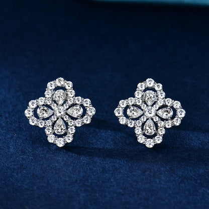 [CharmAmor]LOOP EARRINGS FULL MOTIF DIAMOND 16MM