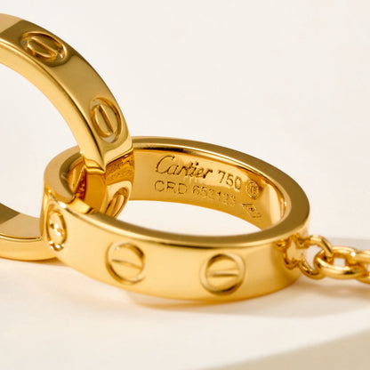 [CharmAmor]LOVE BRACELET DOUBLE RING