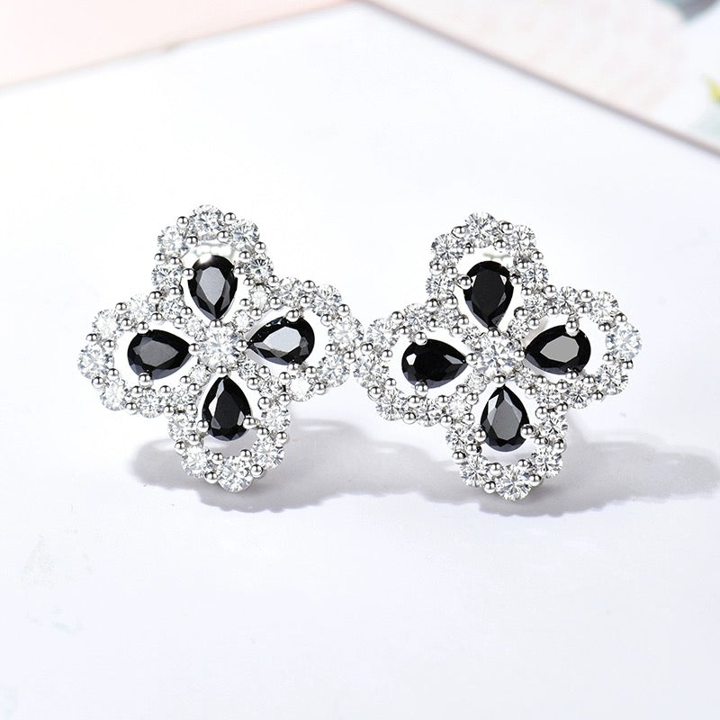[CharmAmor]LOOP EARRINGS FULL MOTIF DIAMOND 16MM