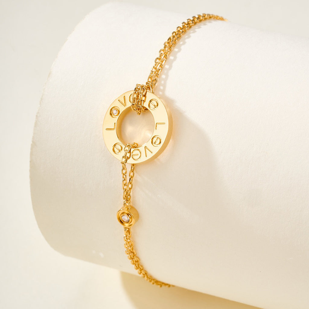 [CharmAmor]LOVE BRACELET 2 DIAMOND