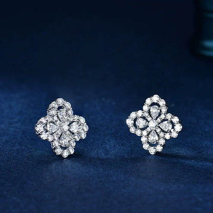 [CharmAmor]LOOP EARRINGS FULL MOTIF DIAMOND 16MM