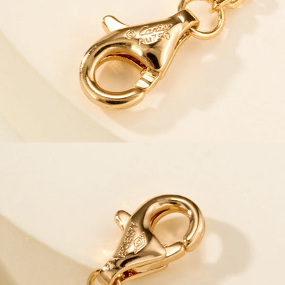[CharmAmor]LOVE DOUBLE RING FULL DIAMOND BRACELET