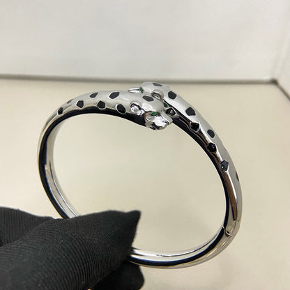 [CharmAmor]PANTHERE DOUBLE HEADED OPEN BRACELET
