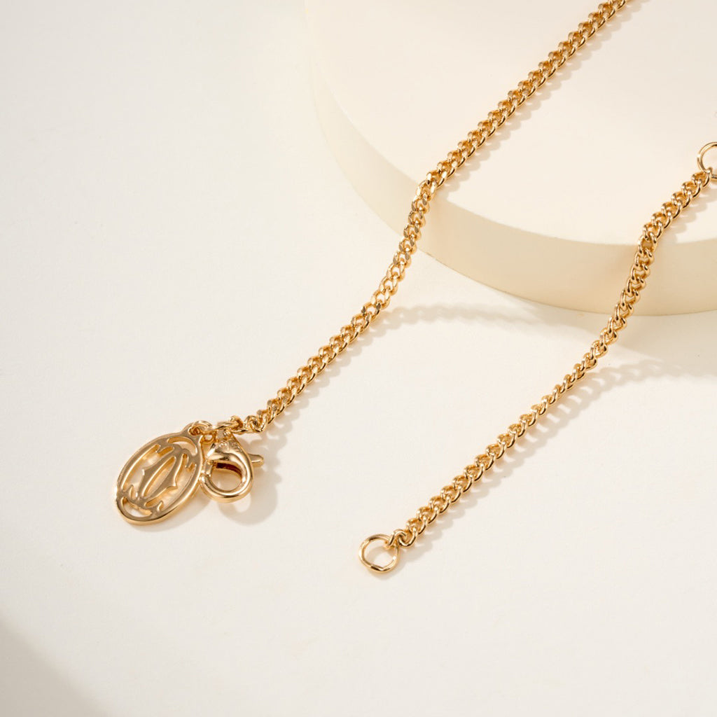 [CharmAmor]TRINITY CUSHION NECKLACE COLLECTION