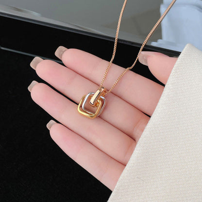 [CharmAmor]TRINITY CUSHION NECKLACE COLLECTION