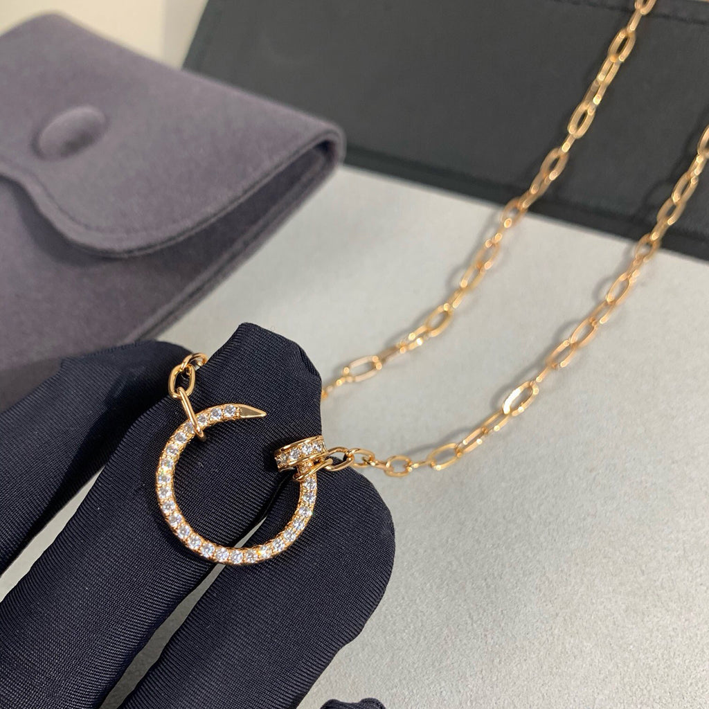 [CharmAmor]JUSTE NECKLACE FULL DIAMONDS