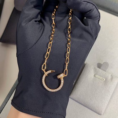 [CharmAmor]JUSTE NECKLACE FULL DIAMONDS