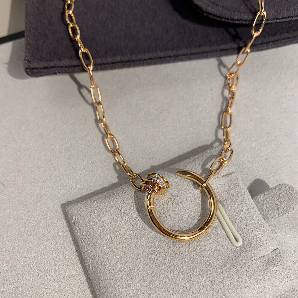[CharmAmor]JUSTE NECKLACE FULL DIAMONDS