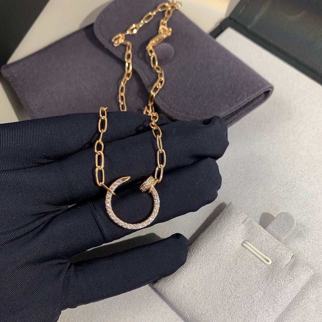 [CharmAmor]JUSTE NECKLACE FULL DIAMONDS