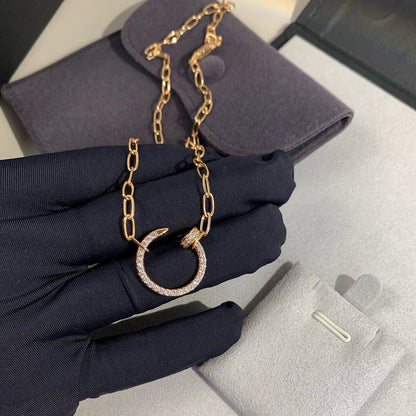 [CharmAmor]JUSTE NECKLACE FULL DIAMONDS