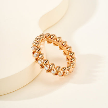 [CharmAmor]CLASH 6.8MM DIAMOND MEDIUM RING