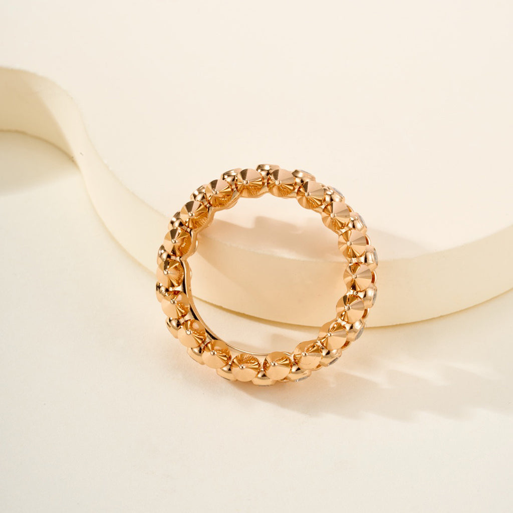 [CharmAmor]CLASH 6.8MM DIAMOND MEDIUM RING