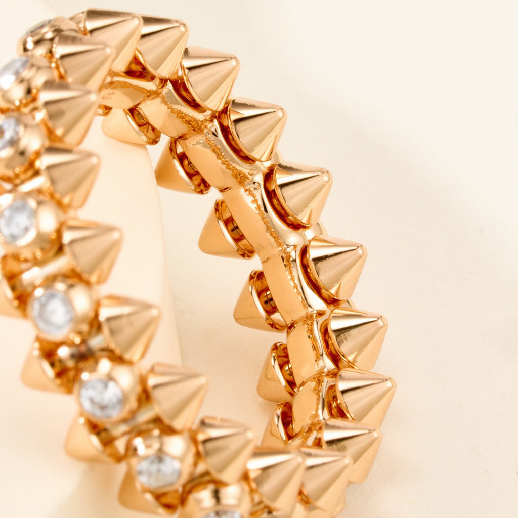 [CharmAmor]CLASH 6.8MM DIAMOND MEDIUM RING