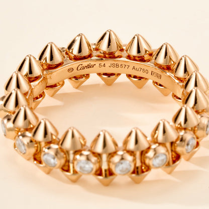 [CharmAmor]CLASH 6.8MM DIAMOND MEDIUM RING
