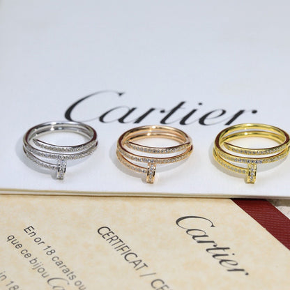 [CharmAmor]JUSTE RING 4.8MM FULL DIAMOND