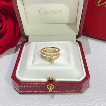[CharmAmor]JUSTE RING 4.8MM FULL DIAMOND