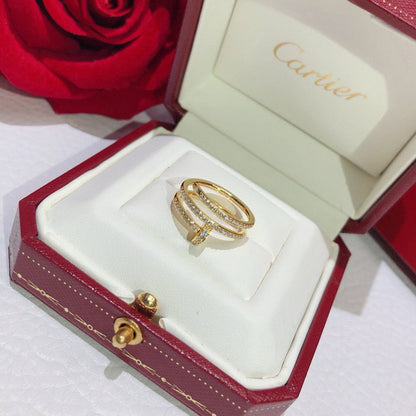 [CharmAmor]JUSTE RING 4.8MM FULL DIAMOND