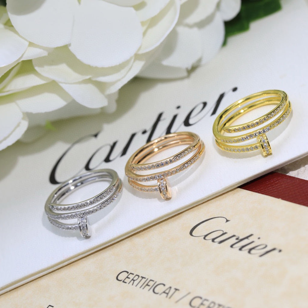 [CharmAmor]JUSTE RING 4.8MM FULL DIAMOND